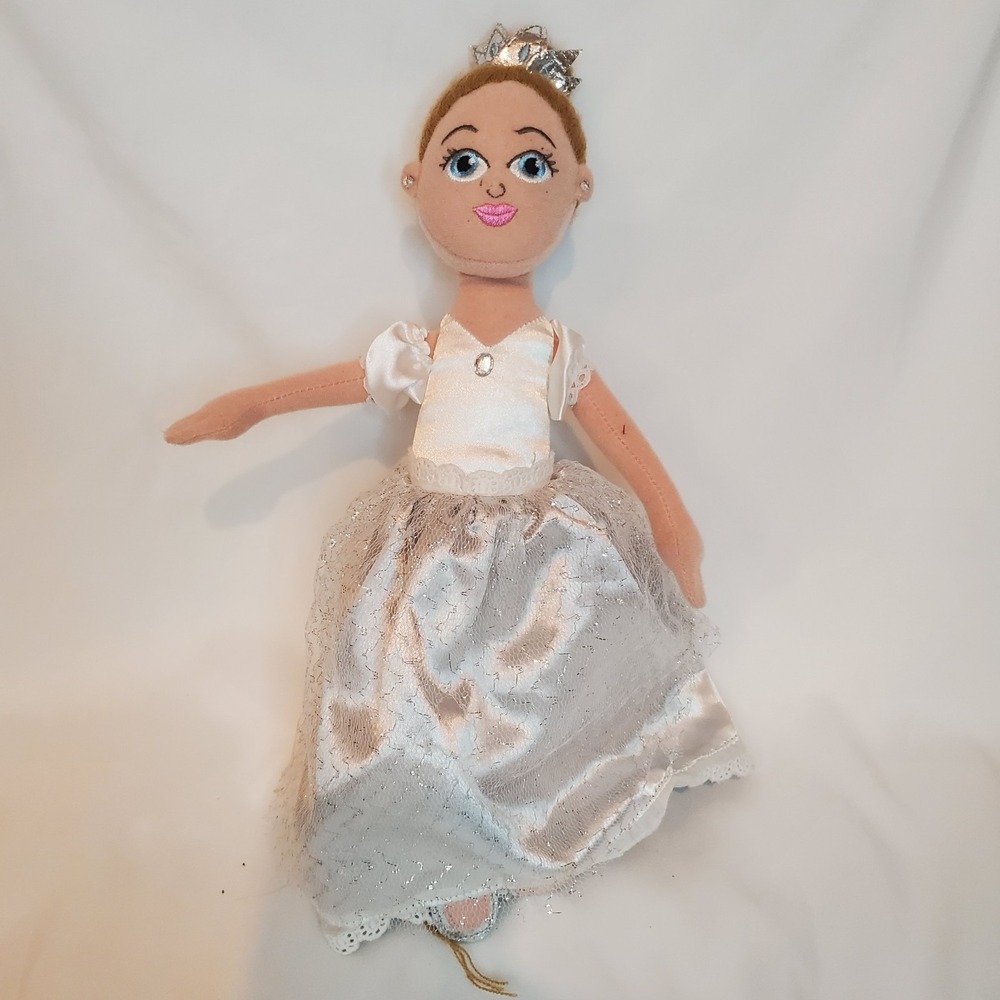 12" Cinderella On Broadway Tipsy Turvy Plush Doll Reversible Rogers Hammerstein